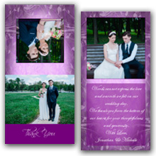 Press Printed Cards/Folded Card/Thank You Cards/Spine On Top/019 Square