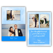 Press Printed Cards/Folded Card/Thank You Cards/Spine On Top/018 Landscape