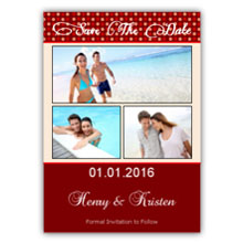 Press Printed Cards/Flat Card/Save The Date/020 Portrait