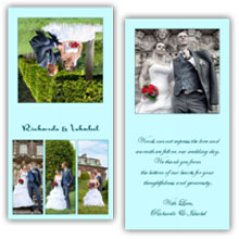 Press Printed Cards/Folded Card/Thank You Cards/Spine On Top/007 Square