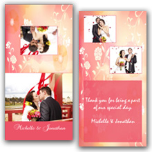 Press Printed Cards/Folded Card/Thank You Cards/Spine On Top/012 Square